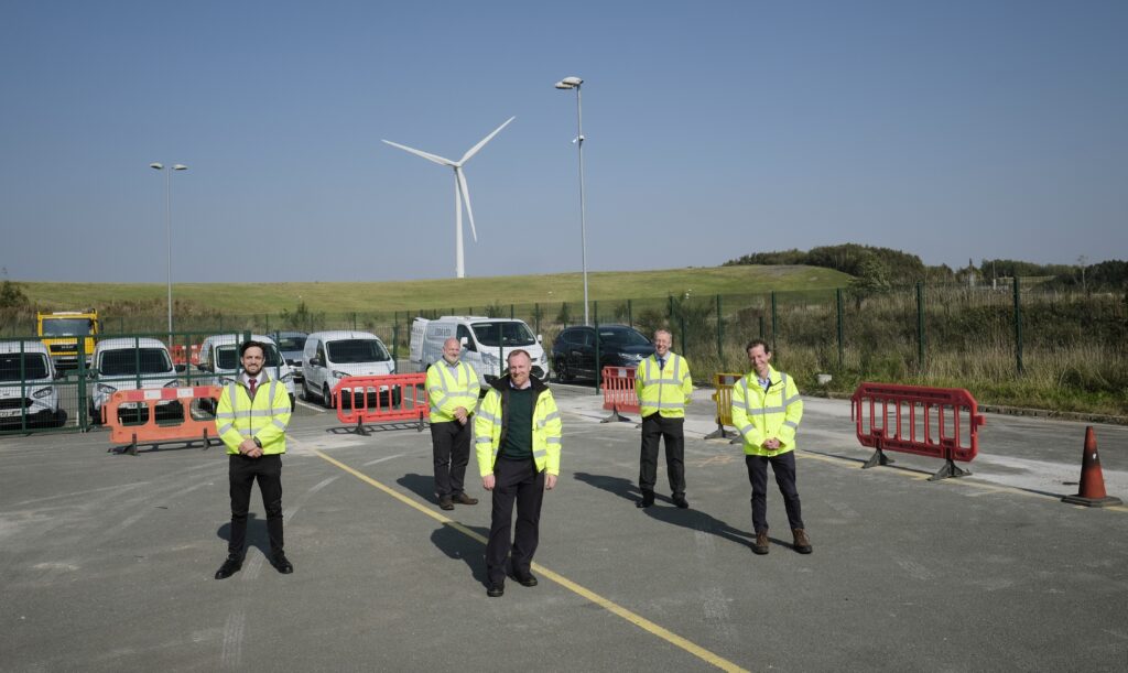 Staff at Via East Midlands' Blisthorpe highway depot. Image: Via East Midlands.