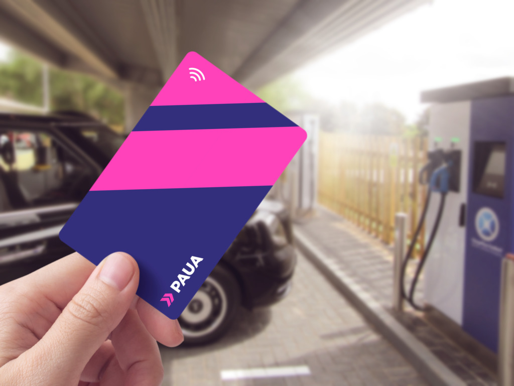 Paua's RFID card is backed by a mobile app. Image: CPS.