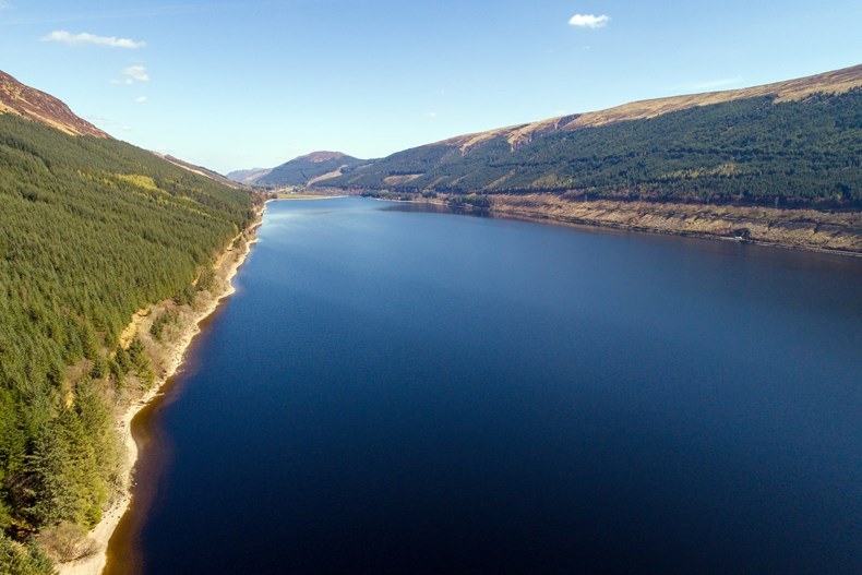 The Coire Glas pumped hydro development would sit on the shores of Loch Lochy near Invergarry. Image: SSE Renewables.