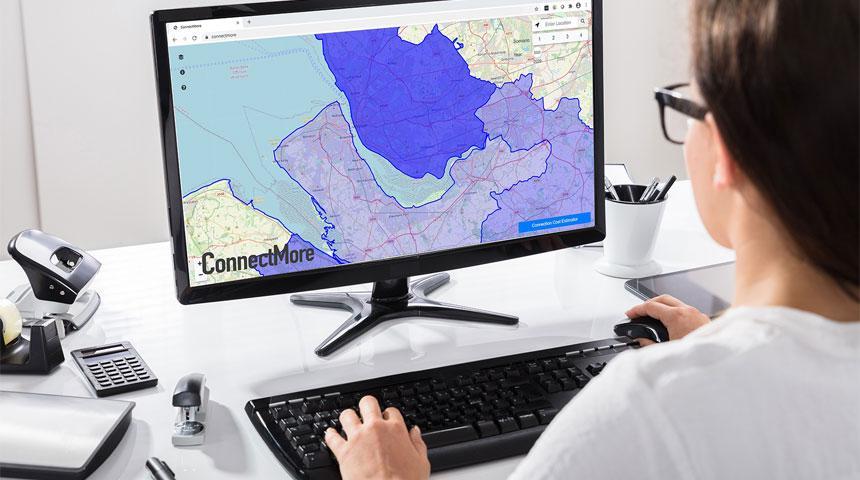 The Cost Estimator forms part of a wider suit of solutions available on the ConnectMore platform. Image: SP Energy Networks.