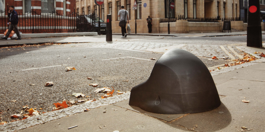 Connected Kerb's on-street EV charging solution.