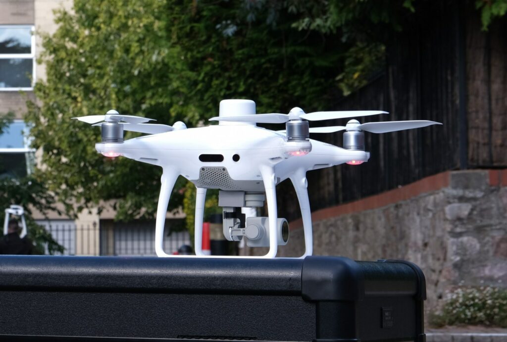 E.ON's drones are fitted with body-worn mobile laser scanners. Image: E.ON.