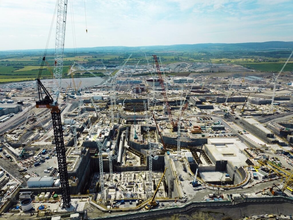 Image: EDF's Hinkley Point C as it stands.