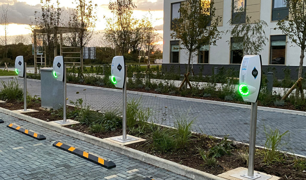 EQUANS recently landed a deal with NatWest for the installation of EV chargers. Image: EQUANS.