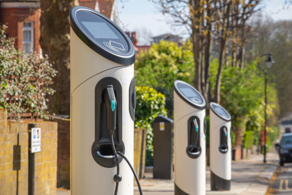 Hundreds of thousands of chargers will be needed to meet growing demand from EVs in the UK. Image: SSEN.