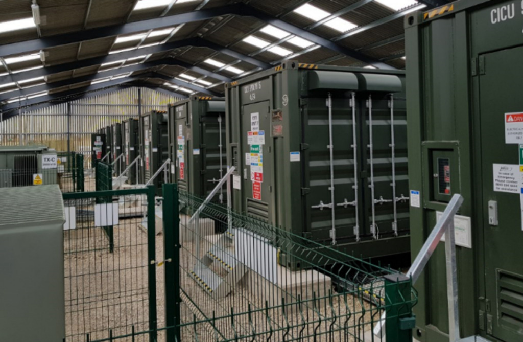 Eelpower's Leverton Battery. Image: ​Centrica Business Solutions.