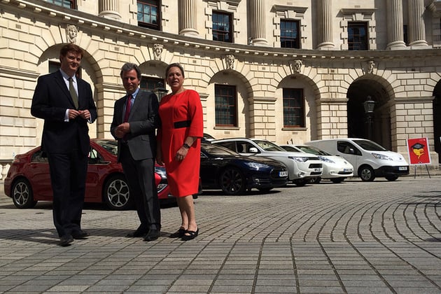Government to introduce electric vehicles into all of its car fleets