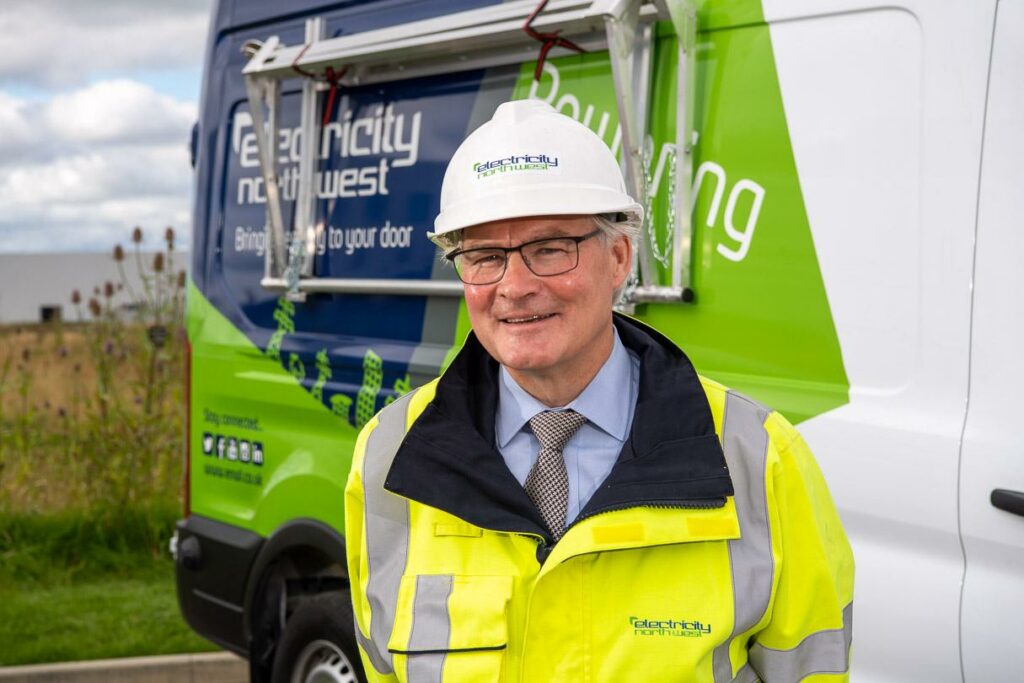 Electricity North West's chief executive Peter Emery. Image: Electricity North West.