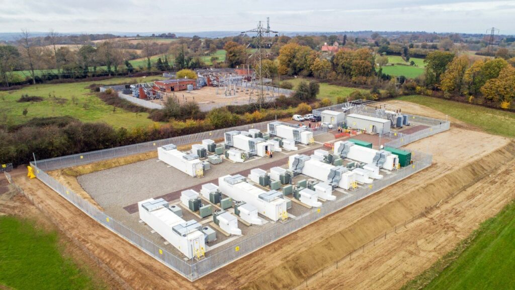 Gresham House's Glassenbury battery storage system. Image: Gresham House