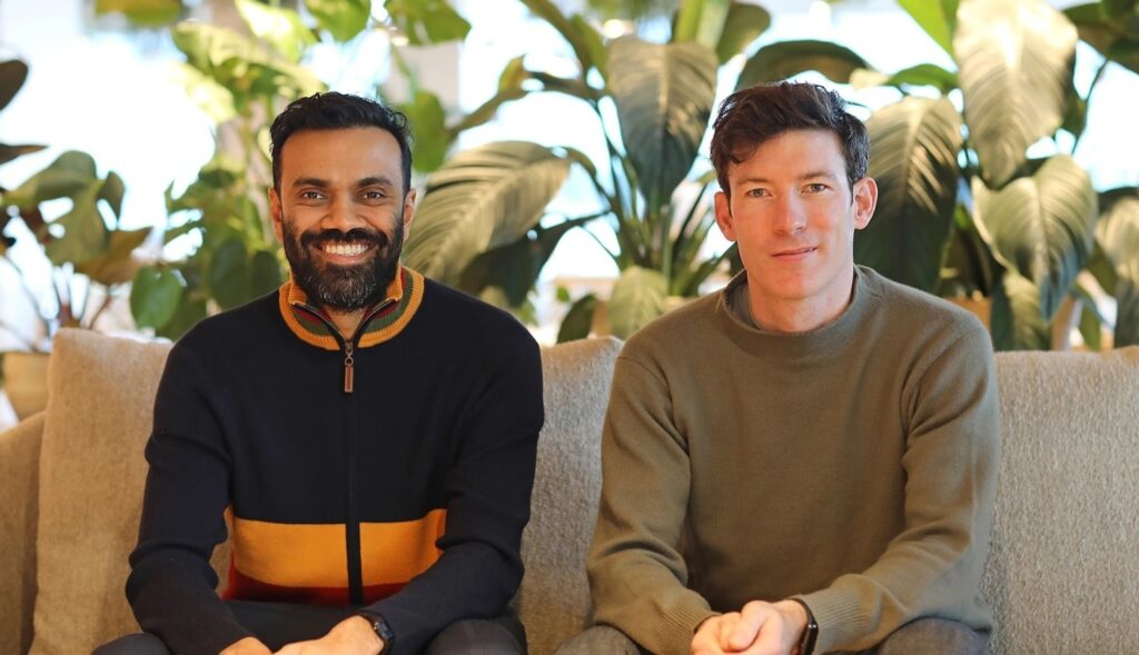 Amit Gudka with fellow Bulb co-founder Hayden Wood. Image: Bulb.