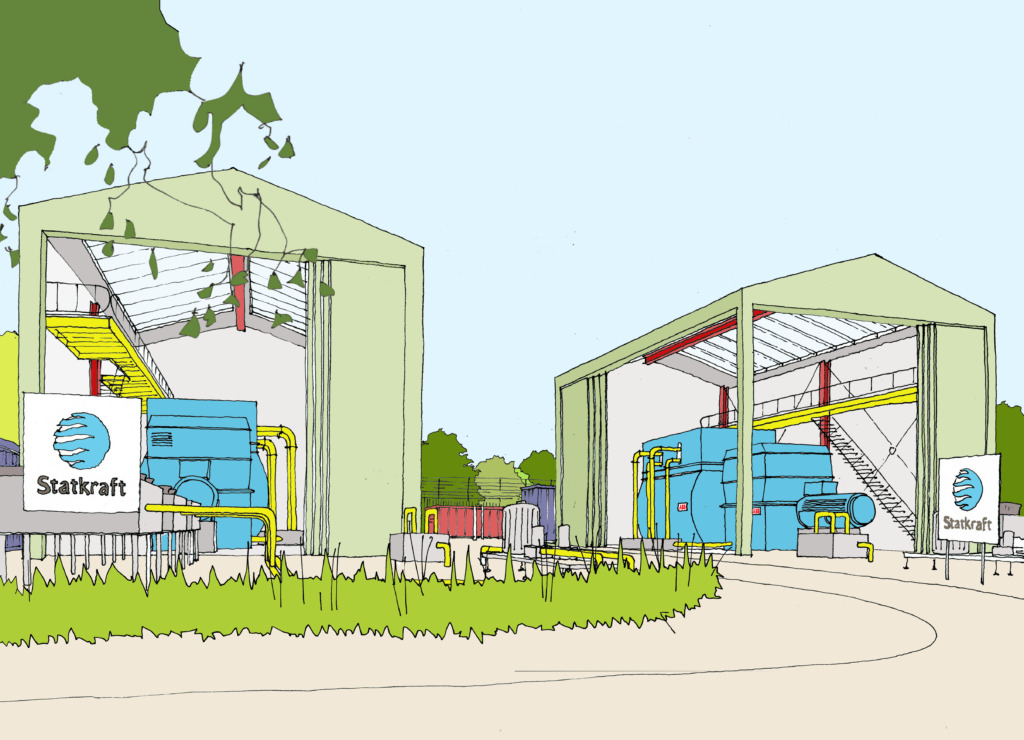 An artist's impression of the Lister Drive site. Image: Statkraft.