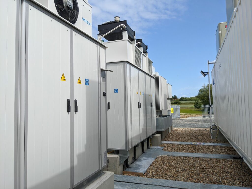 Gore Street’s Lower Road battery energy storage system (BESS), which has in the past been one of the top performing assets in the UK market. Image: Gore Street.