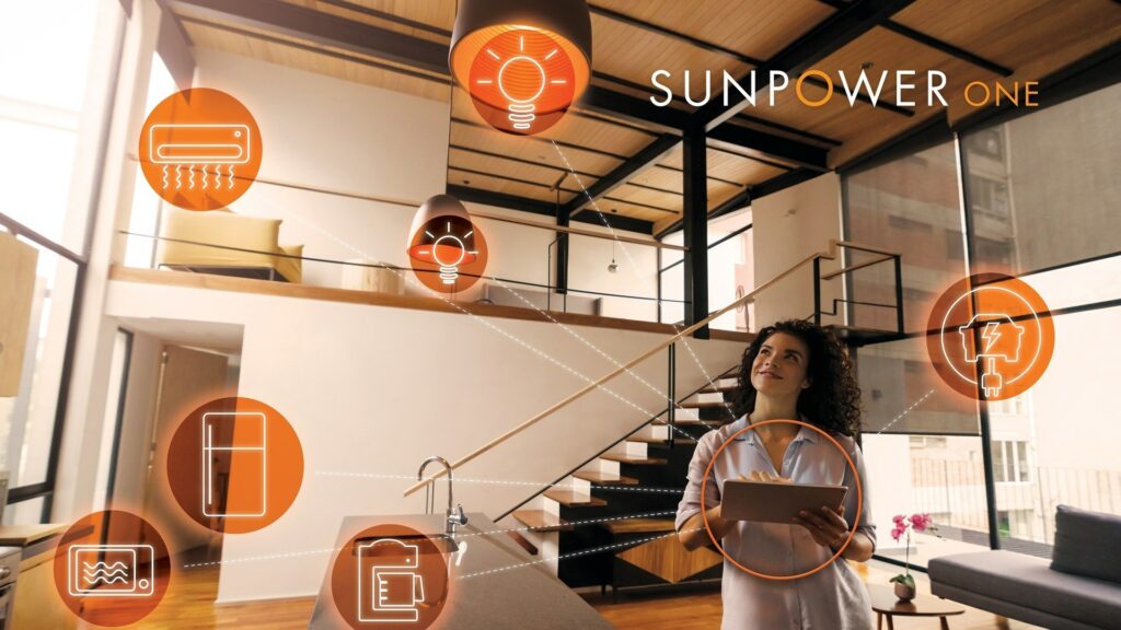 Maxeon’s SunPower One is designed to advise homeowners on strategies to reduce their energy consumption. Image: Maxeon