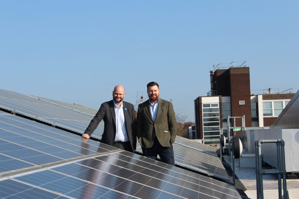 Mayor Philip Glanville and Cllr Jon Burke. Image: Hackney Council.