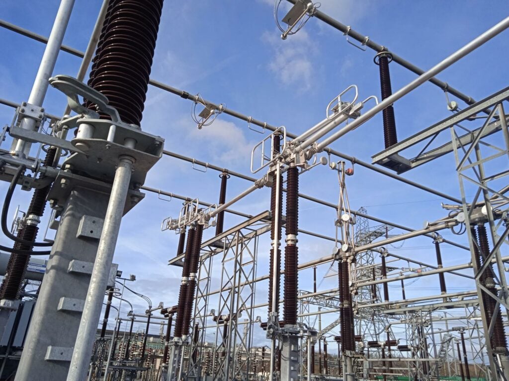 The shunt reactor has been installed at a substation in Frodsham