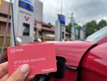 The partnership will allow drivers to charge on InstaVolt's network using the Chargepass RFID card. Image: InstaVolt