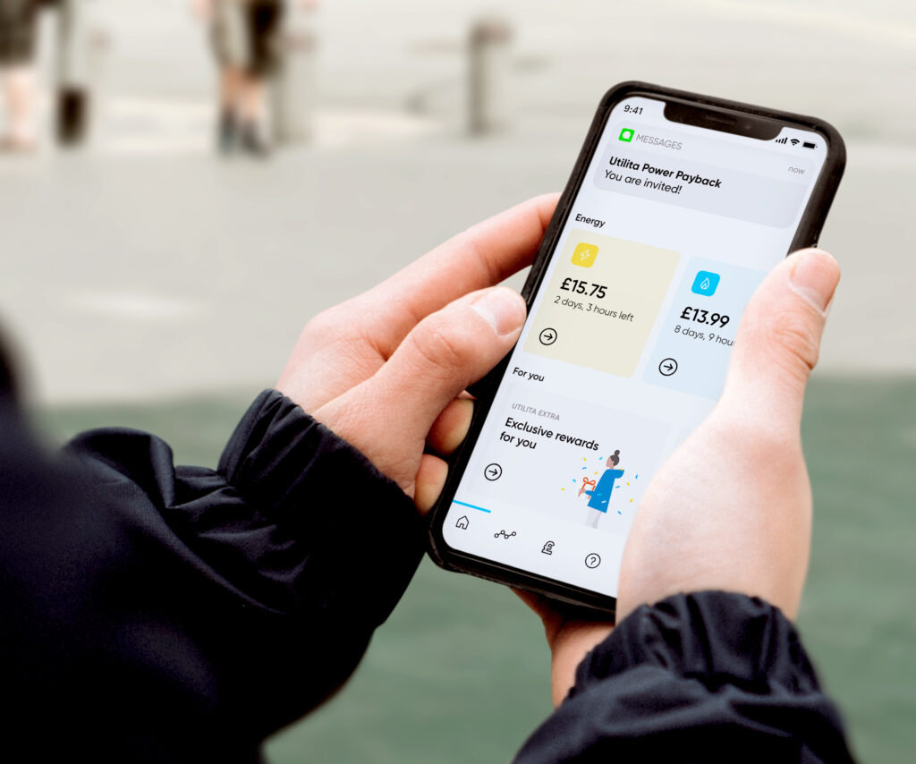 Utilita Energy customers will receive an SMS notification one hour before each Power Payback event. Image: Utilita Energy.