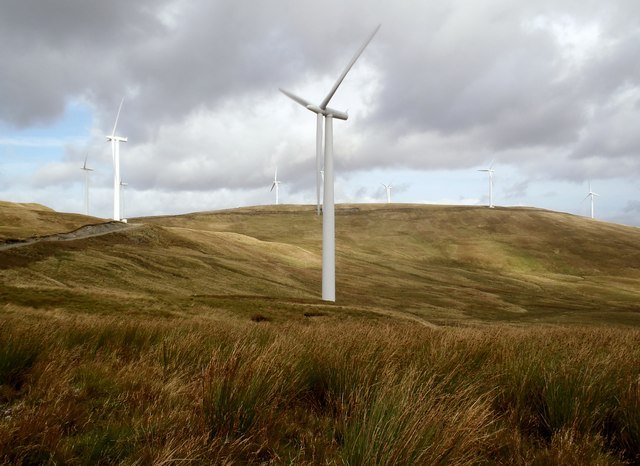 ScottishPower's Wether Hill wind farm. Image: Bob Peace.