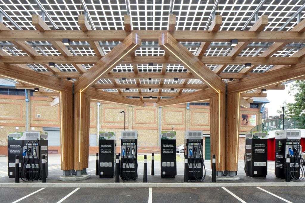 TfL's Glass Yard charging hub sits just outside the South Circular