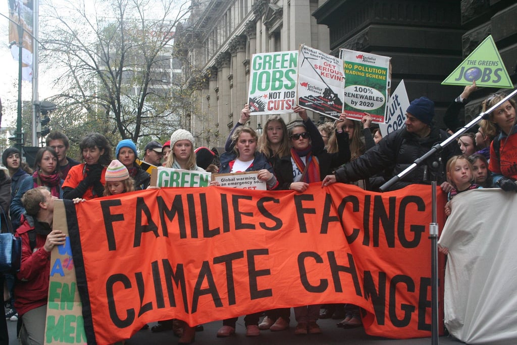 Thousands turn out for world’s biggest climate change protest