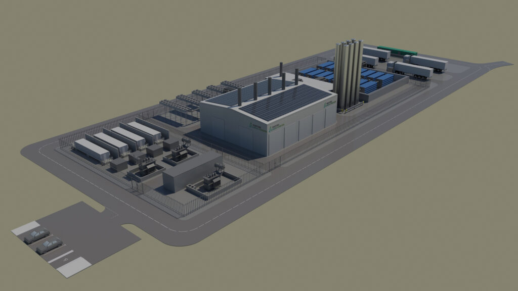 Carlton Power granted green light for phase one of 200MW Trafford Green Hydrogen scheme. Image: Carlton Power.