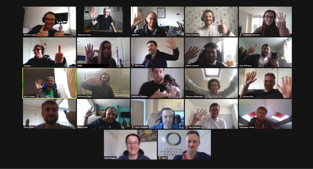 Upside Energy has been embracing video calls as it transitions to remote working. Image: Upside Energy.