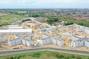 Like other prisons under construction such as HMP Five Wells in Wellingborough (pictured)