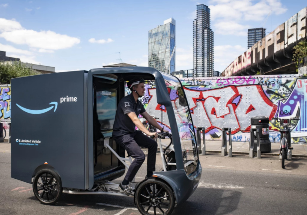 Amazon to invest £300 million in UK EV network as part of a £880 million EU package. Image: Amazon.