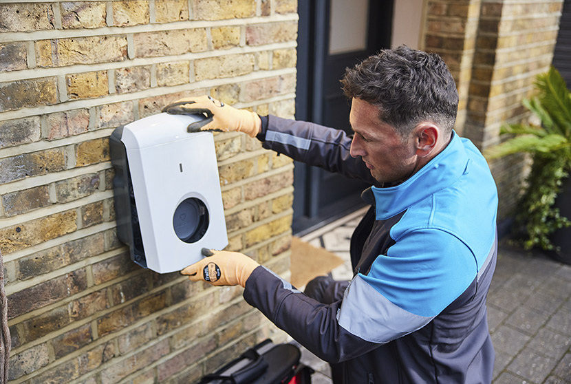 British Gas engineers will install Alfen EV chargers and provide ongoing services for EV drivers. Image: British Gas.