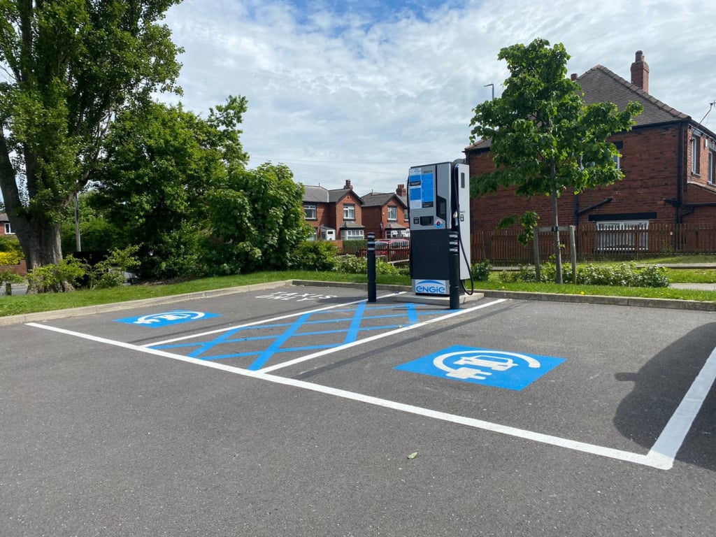 The EV chargepoints were installed over the span of two years. Image: EQUANS