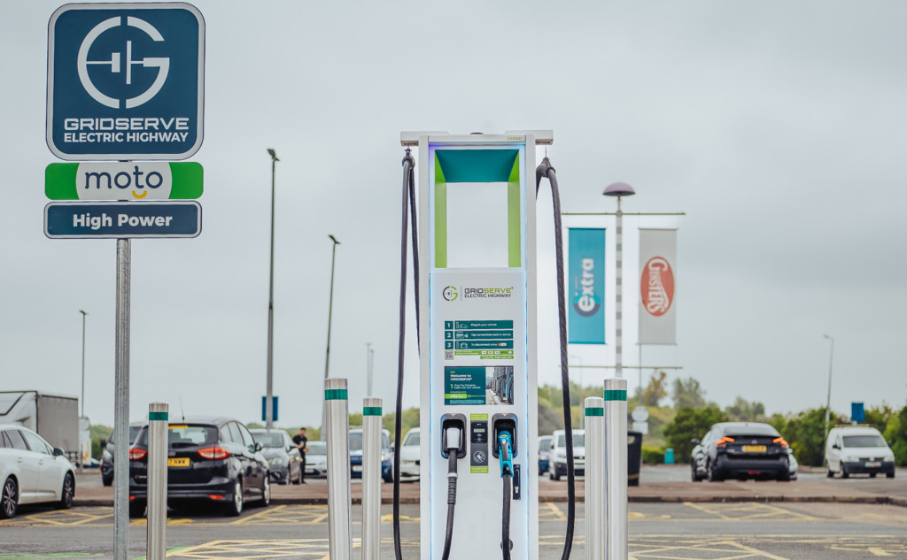 Moto has been supported by GRIDSERVE and previously opened a EV charging station in Thurrock. Image: GRIDSERVE.