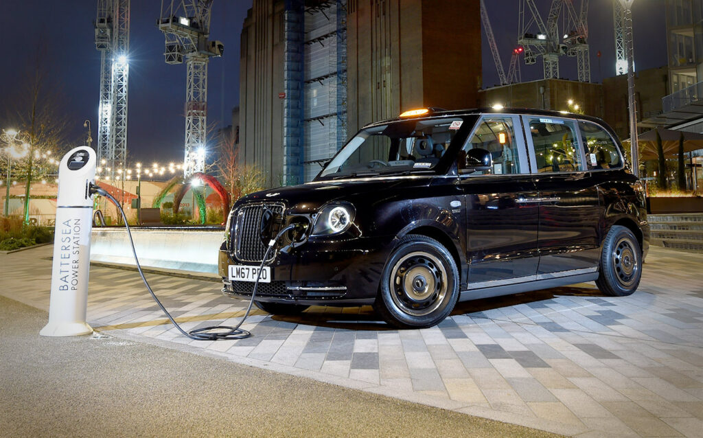 Octopus Energy and Gett partner to charge 4,000 London black taxis. Image: LEVC.