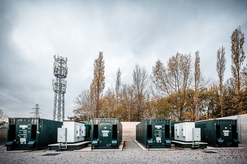 The battery storage asset went live earlier this month. Image: Habitat Energy.