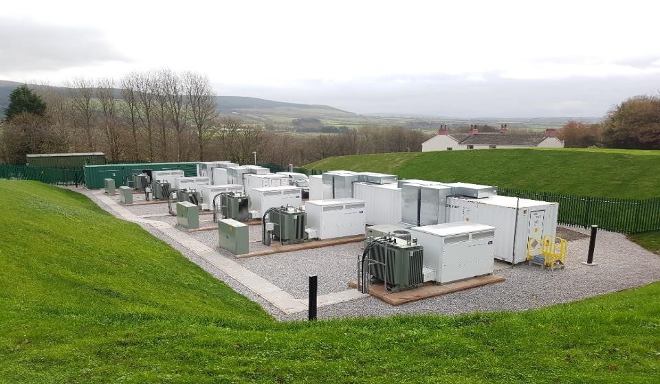 NEC’s GSS Grid Storage Solution has previously been used in the UK at VLC Energy's Cleator project (pictured). Image: NEC.