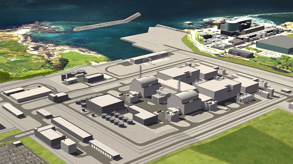 Wylfa Newydd will supply 2.9GW of power and is expected to come on stream in the mid-2020s. Image: HNP.