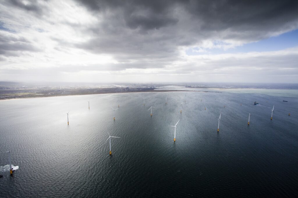 EDF's Teeside offshore wind farm. Image: EDF.