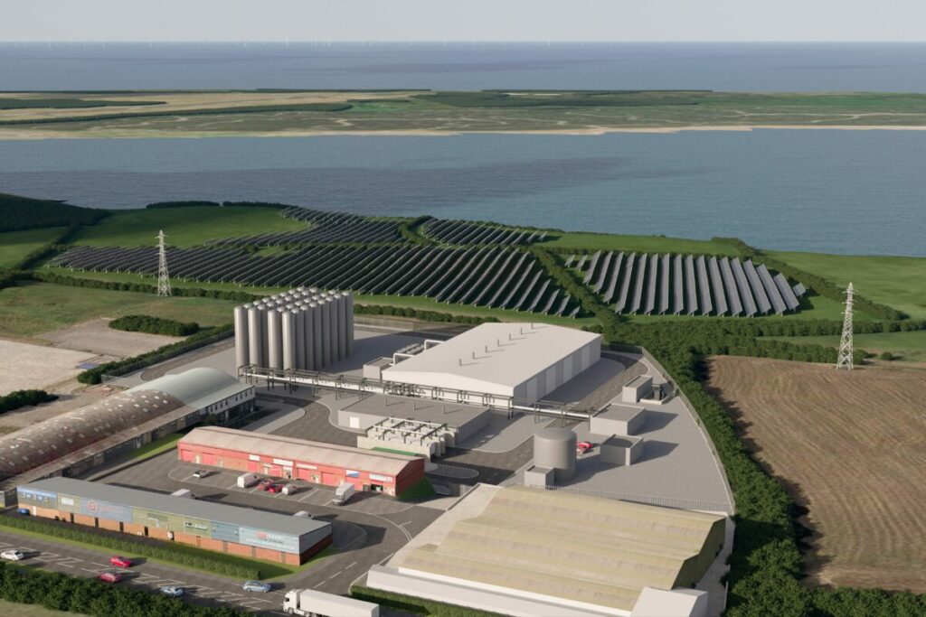 Carlton Power is to add its 200MW Trafford green hydrogen project to the new joint venture. Image: Carlton Power.
