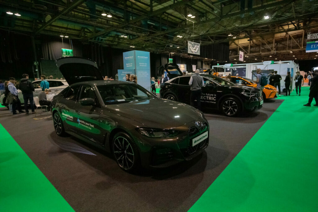 Electric Vehicles at the All Energy Glasgow convention. Image: John Lubbock