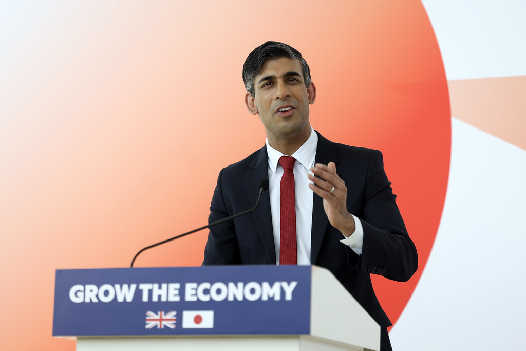 UK Prime Minister Rishi Sunak in Japan. Image via Flickr 10 Downing Street