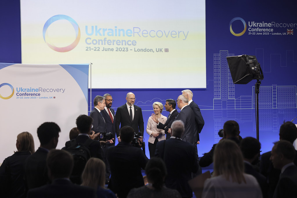 Prime Minister Rishi Sunak attends Ukraine Recovery Conference. Image: No 10 Flickr