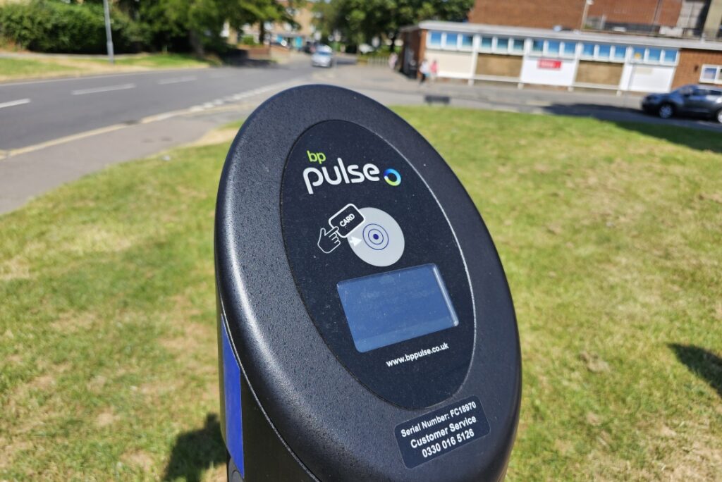 The EV chargers have been installed at council-owned car parks. Image: bp pulse.