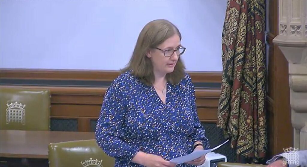 Dr Caroline Johnson MP speaking in the debate.