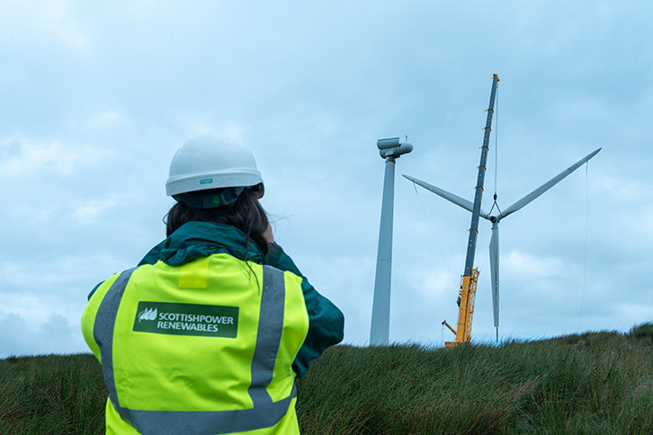 The wind farm first started generating in 1995. Image: ScottishPower.