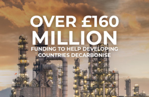 UK government unveils £160m funding for global energy transition. Image DESNZ.