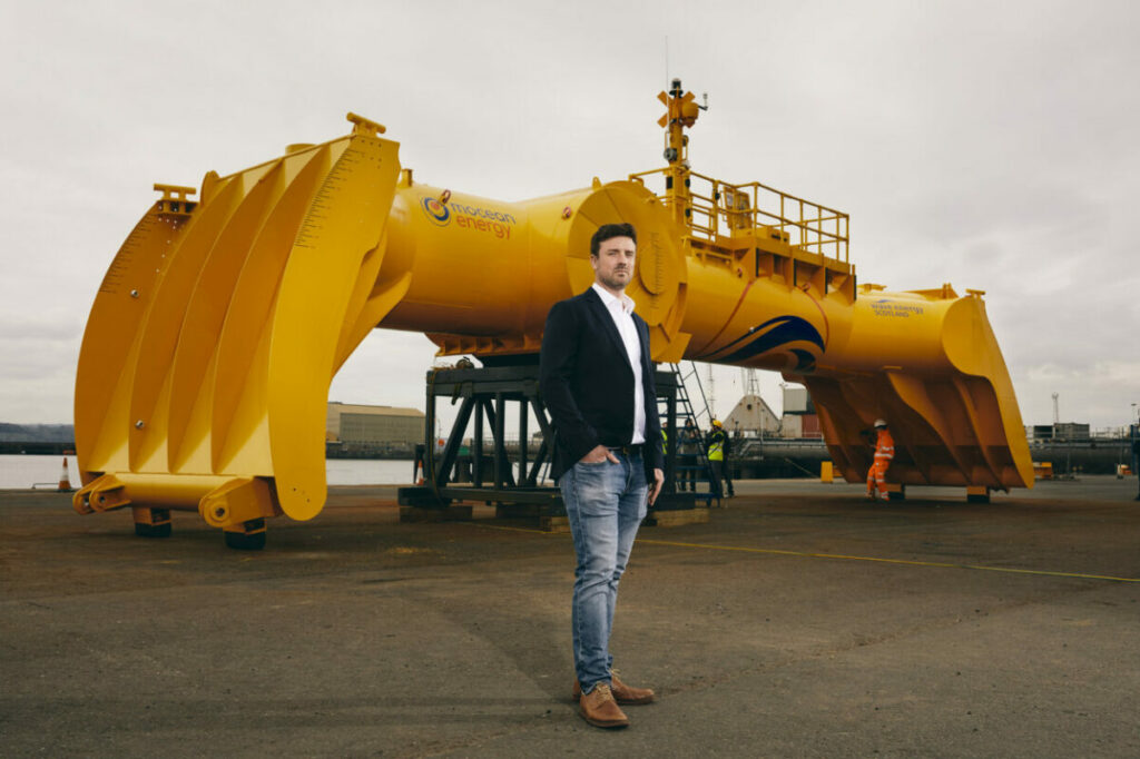 Cameron McNatt, Mocean Energy co-founder. Image: Mocean Energy