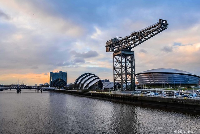 River Clyde in Glasgow, Scotland