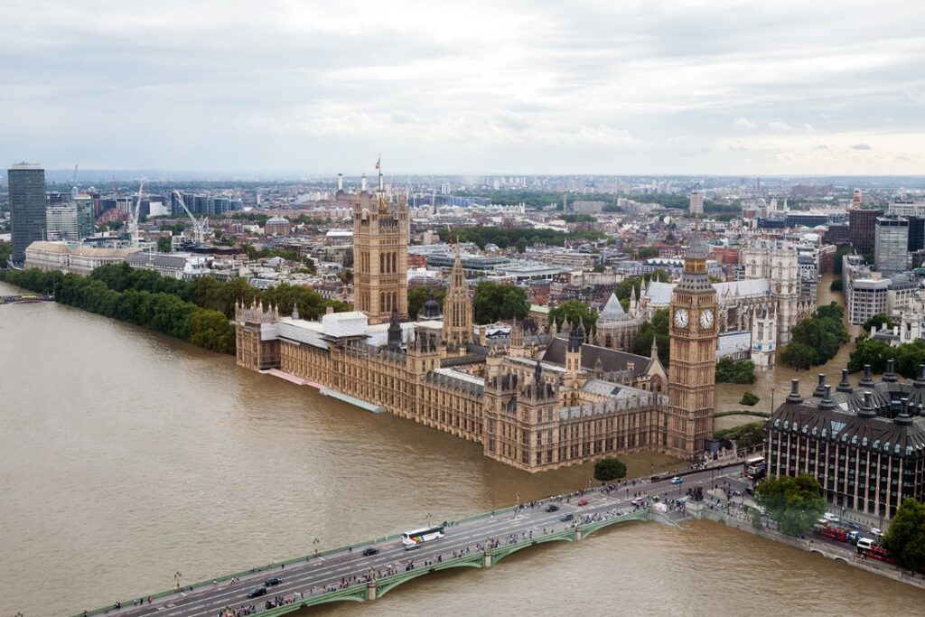 Westminster on River Thames