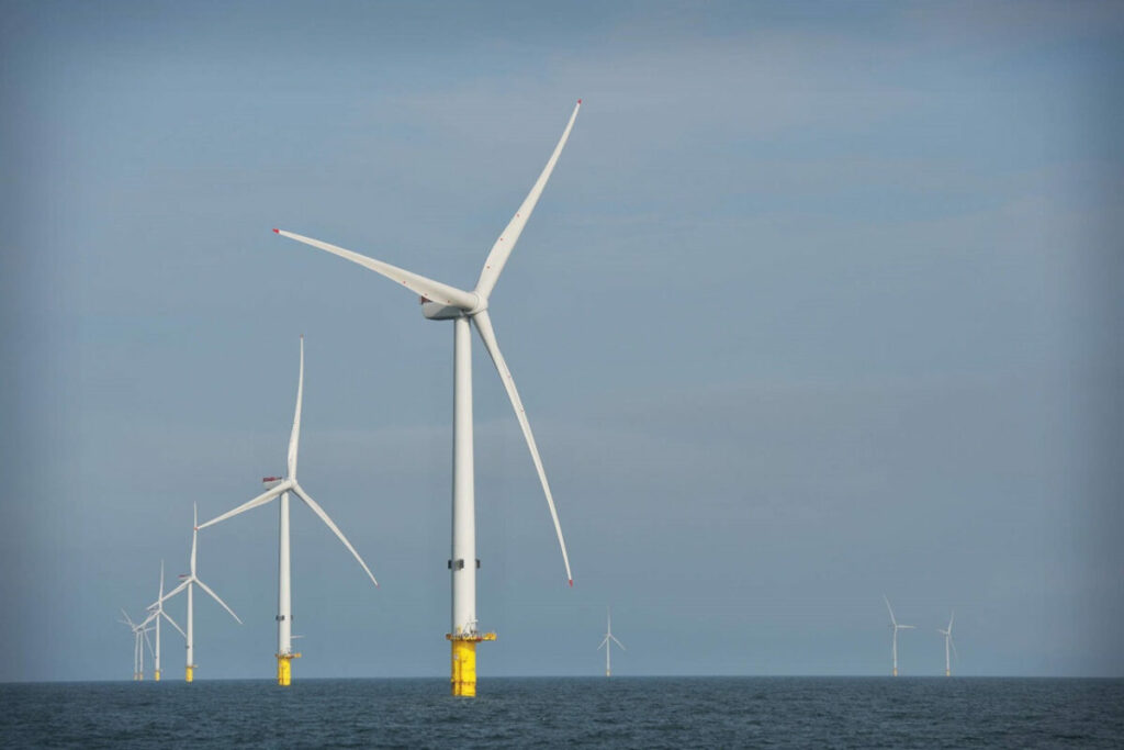 Offshore wind farm in the UK