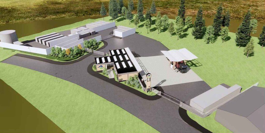 It is hoped the hub will begin producing hydrogen in 2025. Image: GreenPower.
