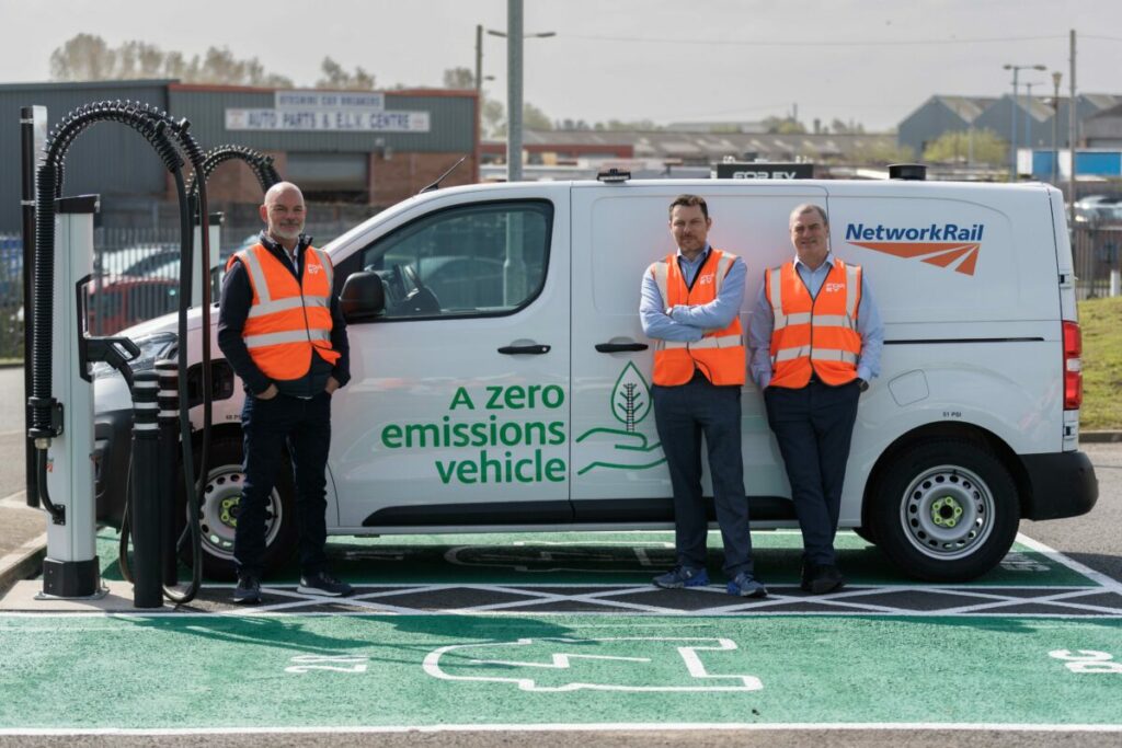 FOR EV, The Bank and Network Rail with a Network Rail EV.